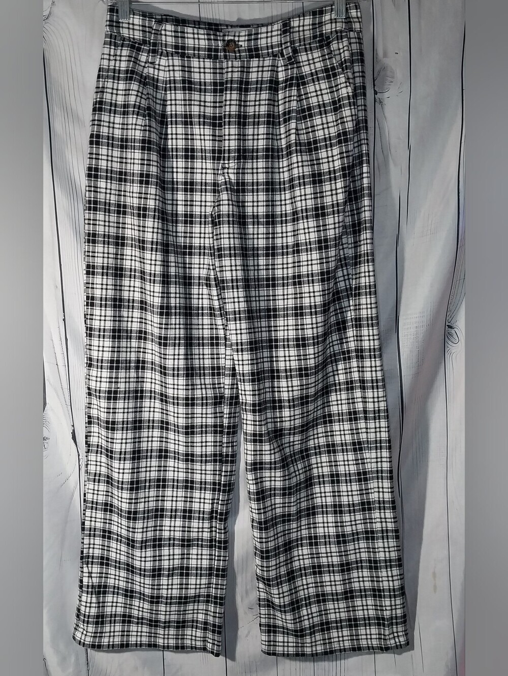 Hollister Ultra High-Rise Vintage Baggy Plaid Casual 90’s Grunge Retro Pants